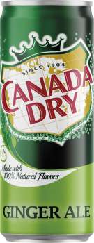 Limonáda Canada Dry - plech, 0,33l
