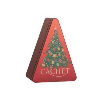 Plátky mléčné belgické čokolády v plechovém obalu, 90 g