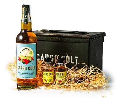 Cargo Cult Spiced Rum 38,5 %, limitovaná edice Ammo Box 0,7 l