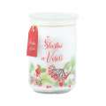 Svíčka se skleněným víčkem, Šťastné a Veselé, 948 g