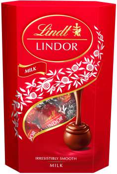 Čokoládové pralinky Lindor - mléčné, 200 g