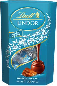 Čokoládové pralinky Lindor - slaný karamel, 200 g