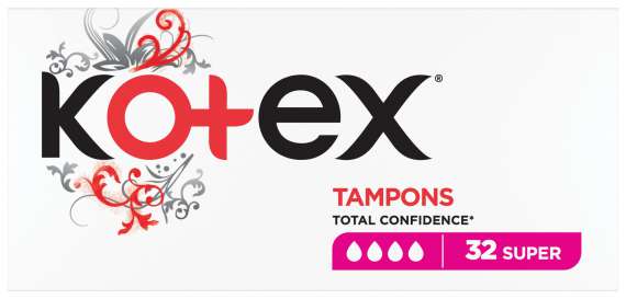 Tampony Kotex - super, 32 ks