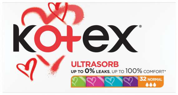 Tampony Kotex Ultra Sorb - normal, 32 ks