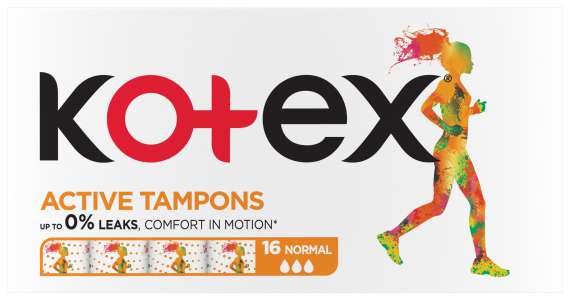 Tampony Kotex Active - normal, 16 ks