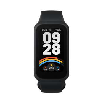 Chytrý náramek Xiaomi Smart Band 9 Active - Black, sportovní řemínekm, černý