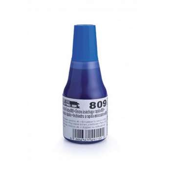 Razítková barva Colop 809 - rychleschnoucí, 25 ml, modrá