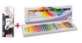 Olejové pastely Pentel (25 ks) + Popisovač na bílé tabule Pentel Maxiflo Feel Flex (sada 4 barev)