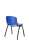Konferenční židle Liza - plastová, modrá