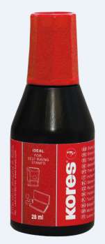Razítková barva Kores 28 ml červená