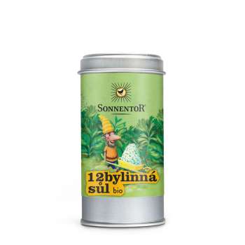 Sůl 12bylinná Sonnentor - bio, dóza, 75 g