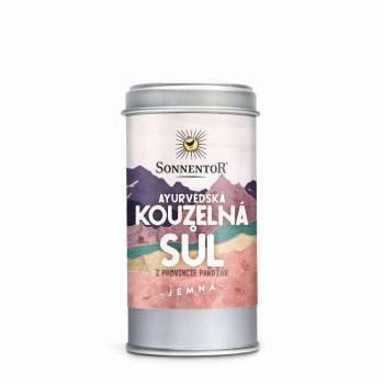 Sůl ayurvédská kouzelná - jemná, bio, dóza, 120 g
