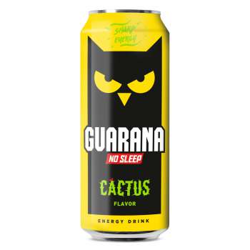 Energetický nápoj Guarana - Cactus, plech, 0,5 l