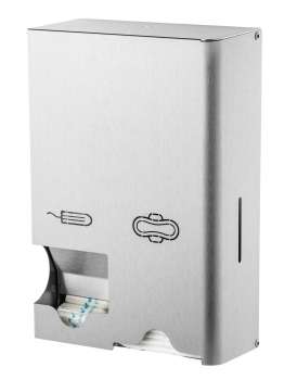 Zásobník na dámské hygienické potřeby - nerez