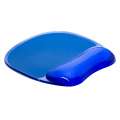 Podložka pod myš Q-Connect - gelová, s opěrkou zápěstí, modrá