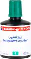 Náhradní permanentní inkoust Edding T100 - 100 ml, zelený Náhradní permanentní inkoust Edding T100 - 100 ml, zelený