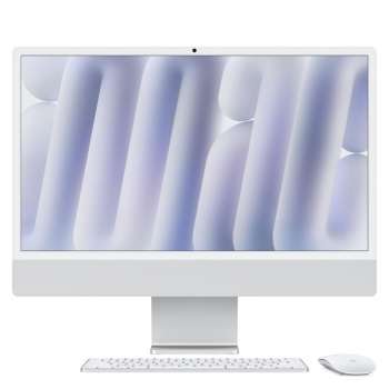 Počítač AiO Apple iMac 24 M4 - 23,5", 4480 x 2520, 16GB RAM, 256GB SSD, Sequoia, Silver
