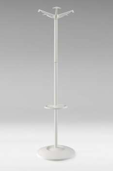 Stojací věšák Stelo - bílý