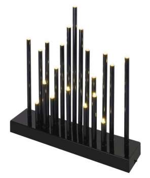 DÁREK: Luxusní LED svícen černý