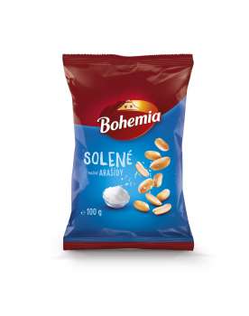 Arašídy Bohemia - pražené, solené, 100 g