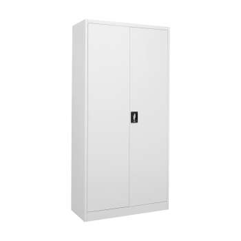 Kovová spisová skříň JF - 4 police, bílá/bílá