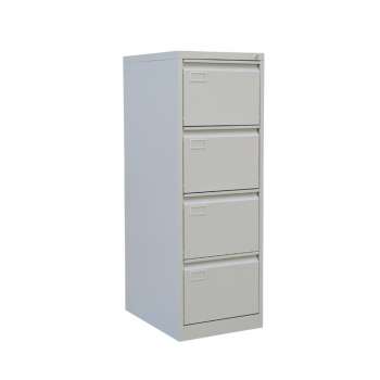 Čtyřzásuvková kartotéka JF - šedá/šedá