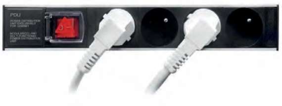 Elektrolišta POWER SOCKET pro stoly SPEX - černá