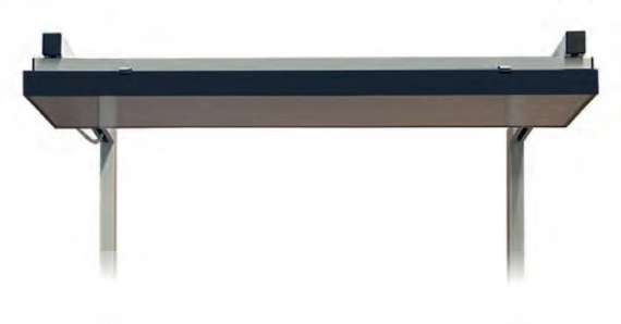 LED zářivkové těleso pro stoly SPEX - 120cm, černé