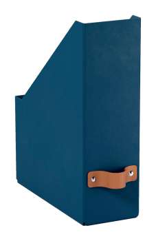 Stojan na časopisy Leitz Puro - karton, 2ks, námořnická modrá