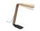 Stolní LED lampa Ledaika - stmívatelná, světle hnědá/černá