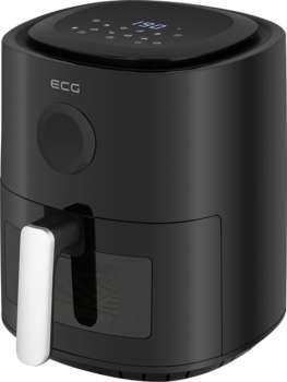 Horkovzdušná fritéza ECG AF 4020 Compact Fry - objem 4 l, výkon 1.300 W, digitální ovládání, černá