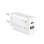 Síťový adaptér Q-Connect GaN - 25W , 1x USB-C a 1x USB-A, bílý