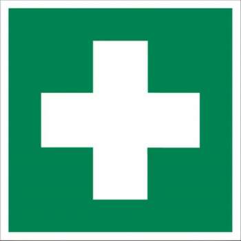 Značka První pomoci - samolepicí fólie, 20 × 20 cm