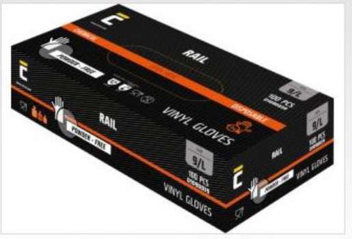 Rukavice RAIL - nepudrované, vel. 8