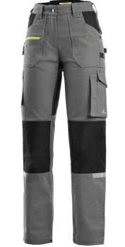 Kalhoty CXS Stretch - dámské, šedo-černé, vel. 58