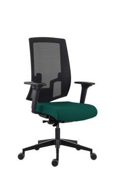 Kancelářská židle Lapel - synchro, tmavě zelená