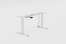 Výškově stavitelný stůl Adastra 2, šíře 160 cm - šedý/bílý