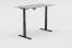 Výškově stavitelný stůl Adastra 2, šíře 160 cm - šedý/černý