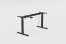 Výškově stavitelný stůl Adastra 2, šíře 160 cm - šedý/černý