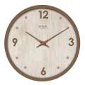 Nástěnné hodiny Eco Naturalis - průměr 30 cm, hnědé