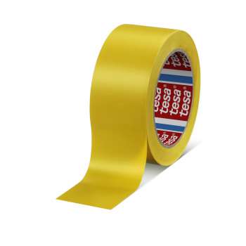 Značkovací páska Tesa - samolepicí, 100 mm x 33 m, PVC, žlutá