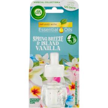 Osvěžovač vzduchu Airwick Electric - náplň, jarní vánek a vanilka, 19 ml