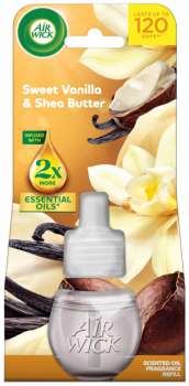 Osvěžovač vzduchu Airwick Electric - náplň, bambucké máslo a vanilka, 19 ml