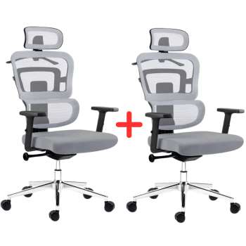 Kancelářská židle Nicea - šedá