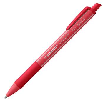Kuličkové pero STABILO pointball colorful - červené