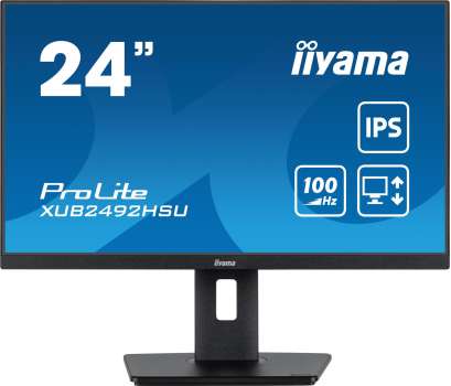 Počítačový monitor iiyama ProLite XUB2492HSU-B6 - 24", IPS, FHD, 1920x1080, 1300:1, černý, repro
