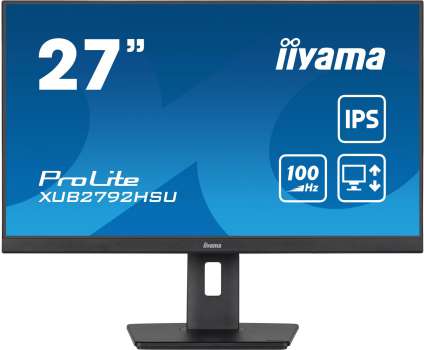 Počítačový monitor iiyama ProLite XUB2792HSU-B6 - 27", IPS, FHD, 1920x1080, 1300:1, černý, repro