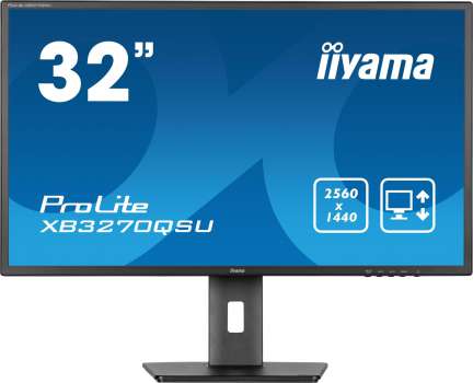 Počítačový monitor iiyama ProLite XB3270QSU-B1 - 32", IPS, WQHD, 2560x1440, 1200:1, černý, repro
