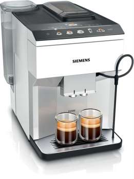 Automatický kávovar Siemens TP515R02 EQ500 - 15 bar, displej CoffeSelect, stříbrně bílý