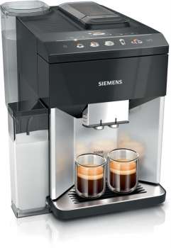 Automatický kávovar Siemens TQ513R01 EQ500 - 15 bar, displej CoffeSelect, stříbrně černý